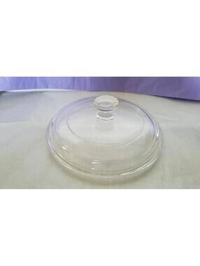 Vintage Corning Ware Replacement Lid, 6 inch P-81-C, Clear Pyrex Glass